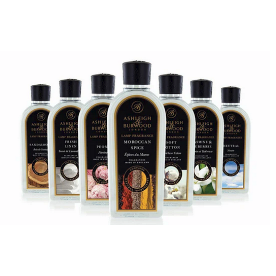 Ashleigh & Burwood Geurlamp olie 500ml voordeelset 7 stuks Ashleigh & Burwood Geurlamp olie 500ml voordeelset 7 stuks